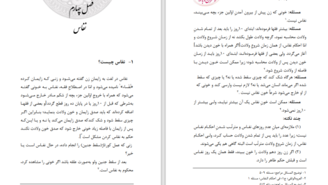 کتاب پرتوی از احکام ویژه دختران و بانوان محمد وحیدی PDF