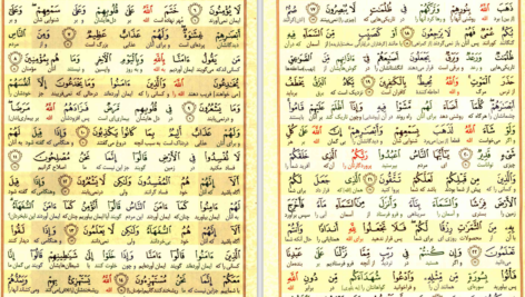 کتاب ترجمه تحت اللفظی قرآن کریم محمد علی کوشا PDF