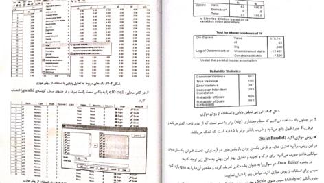 کتاب کاربرد های آمار با نرم افزار های آماری علی رجب زاده ‍PDF