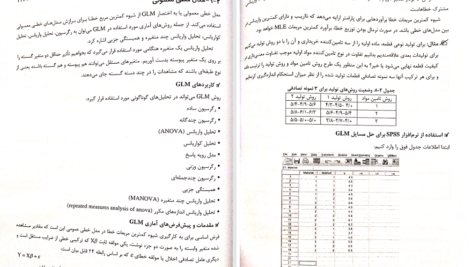 کتاب کاربرد های آمار با نرم افزار های آماری علی رجب زاده ‍PDF