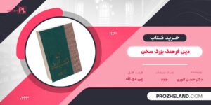 کتاب ذیل فرهنگ بزرگ سخن دکتر حسن انوری PDF