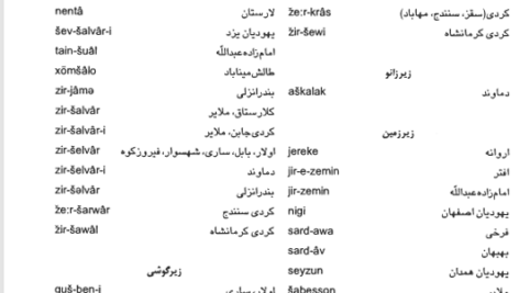 کتاب واژه نامه شصت و هفت گویش ایرانی دکتر صادق کیا PDF